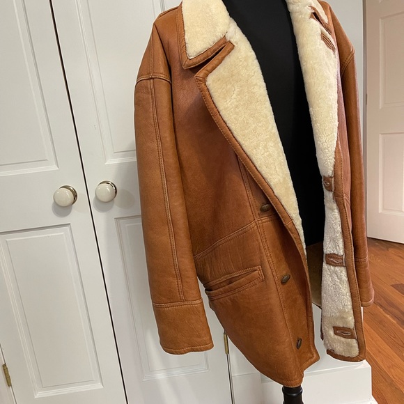 Vintage Mens Shearling - Picture 2 of 7